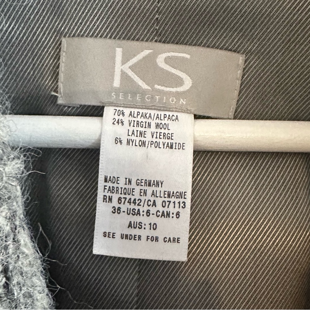 Alpaca and wool jacket KS collection - Picture 6 of 6